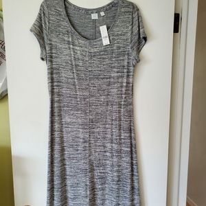 Gray t-shirt dress